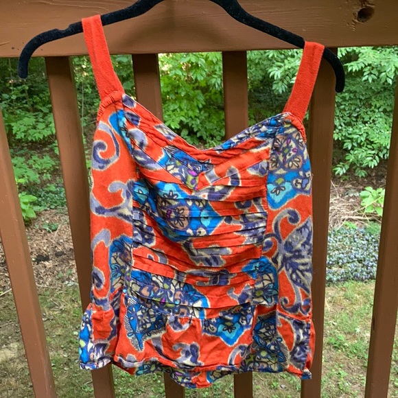 American Eagle orange cotton tank top - Picture 1 of 8